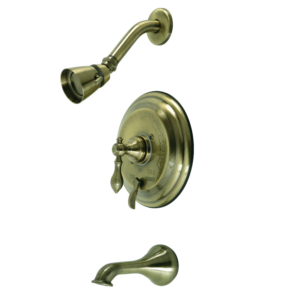American Classic Single-Handle Tub & Shower Faucet, Antique Brass