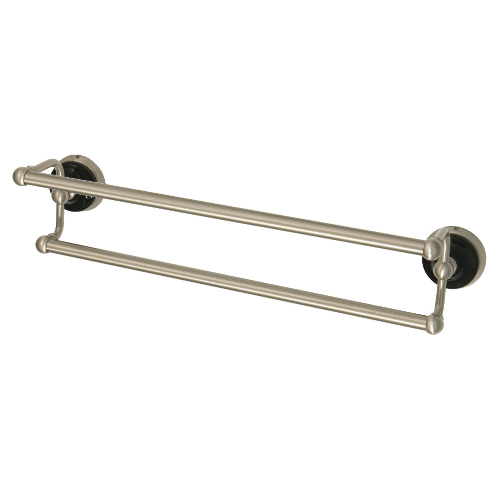 18 in. Water Onyx Dual Towel Bar, Brushed Nickel