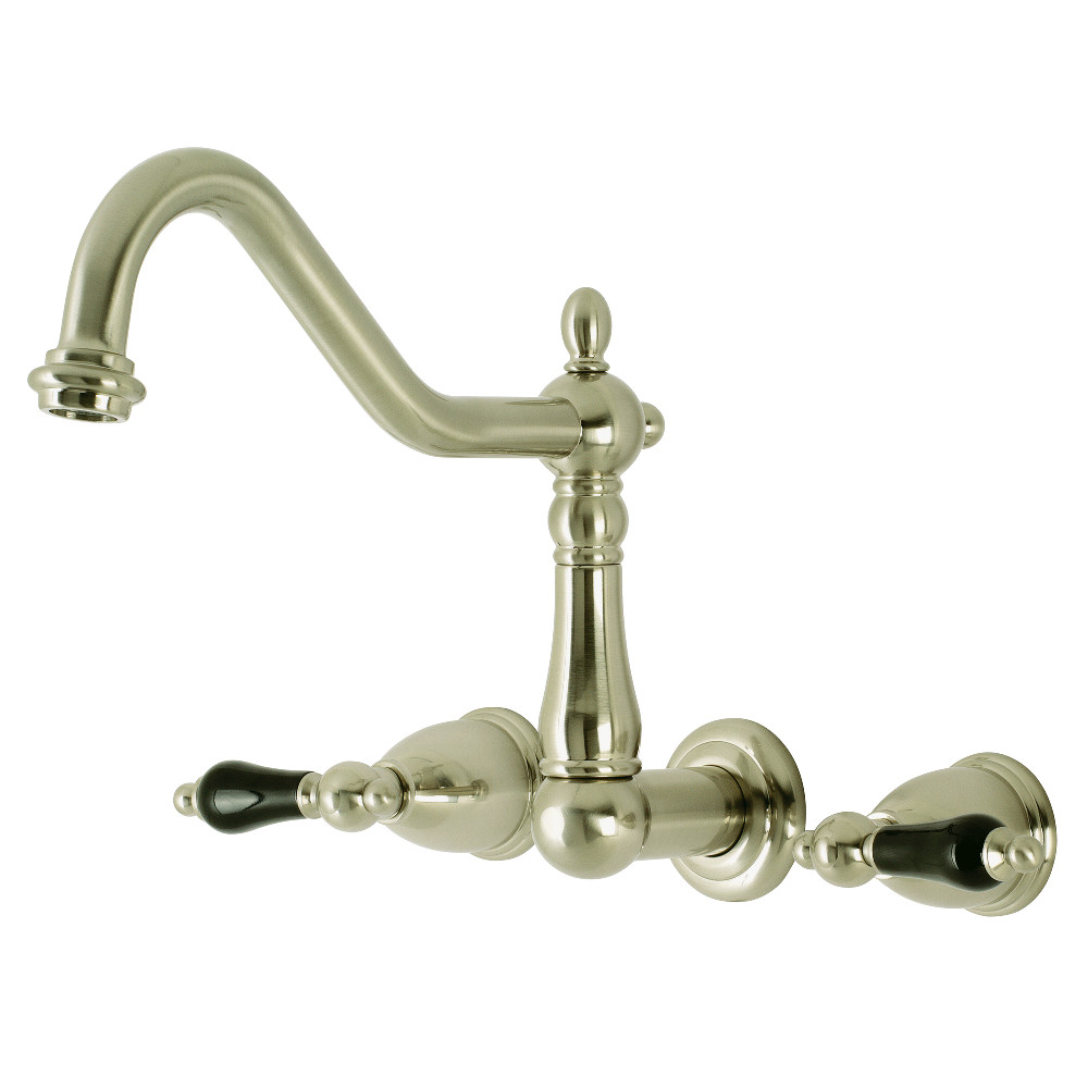 Duchess Wall Mount Roman Tub Faucet, Brushed Nickel -  FurnOrama, FU3023631