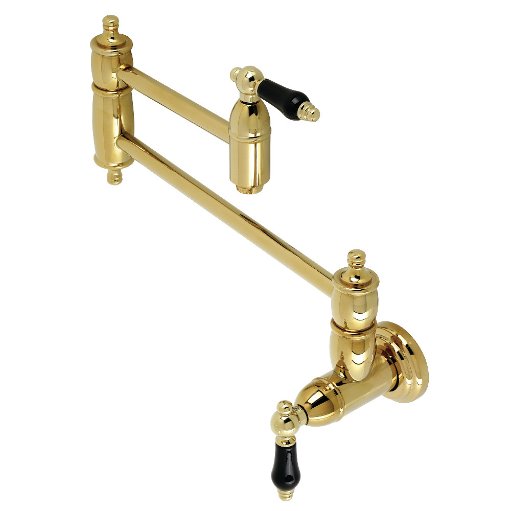Picture of Kingston Brass KS3102PKL Duchess Wall Mount Pot Filler, Polished Brass