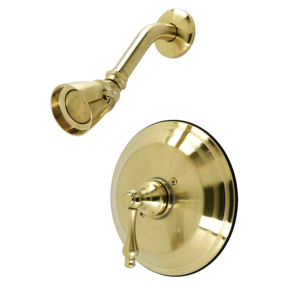 KB3637ALSO Restoration Pressure Balanced Shower Faucet, Brushed Brass