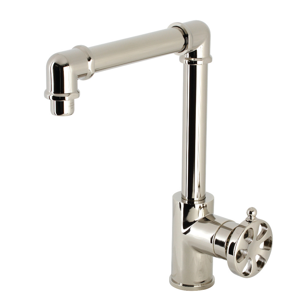 Belknap Single-Handle Bathroom Faucet with Push Pop-Up, Polished Nickel