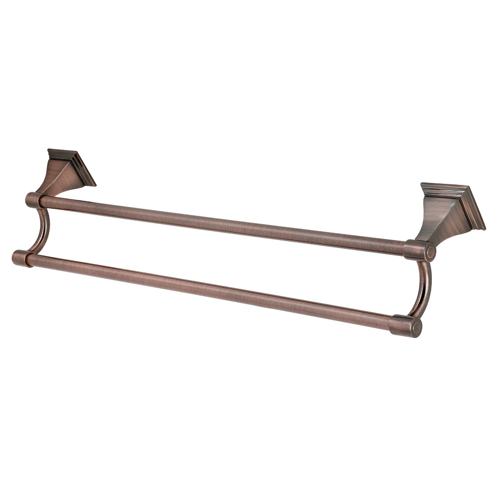 24 in. Monarch Dual Towel Bar, Antique Copper