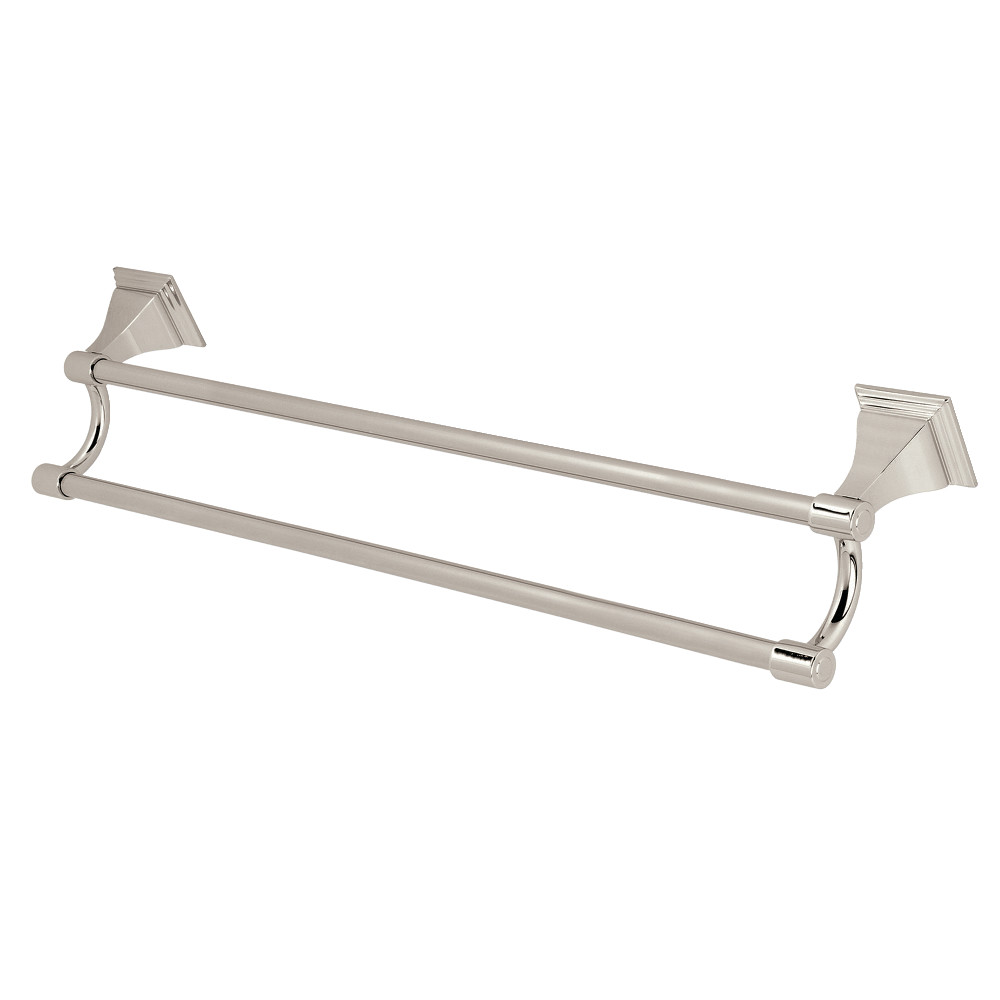 24 in. Monarch Dual Towel Bar, Polished Nickel