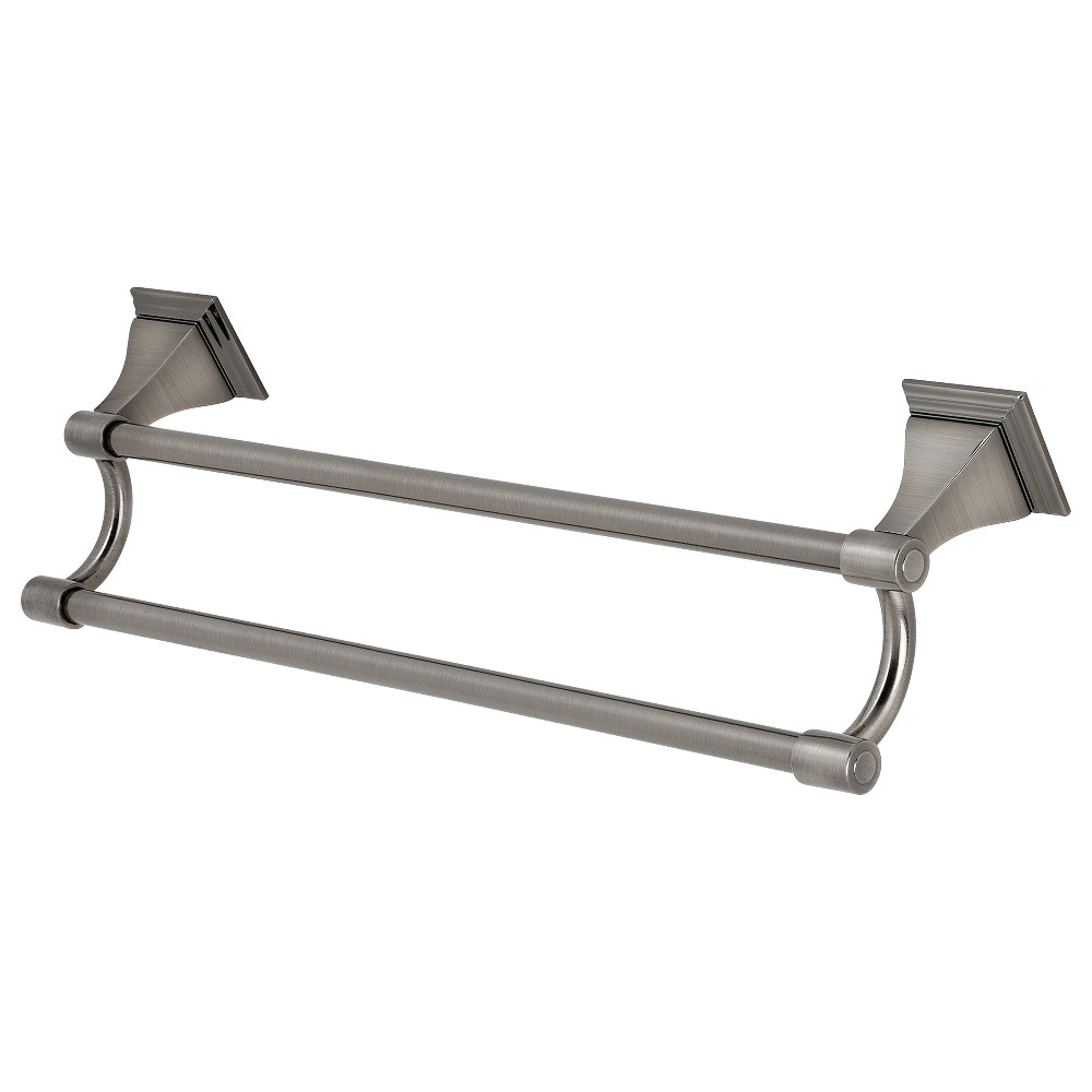 18 in. Monarch Dual Towel Bar, Black Stainless