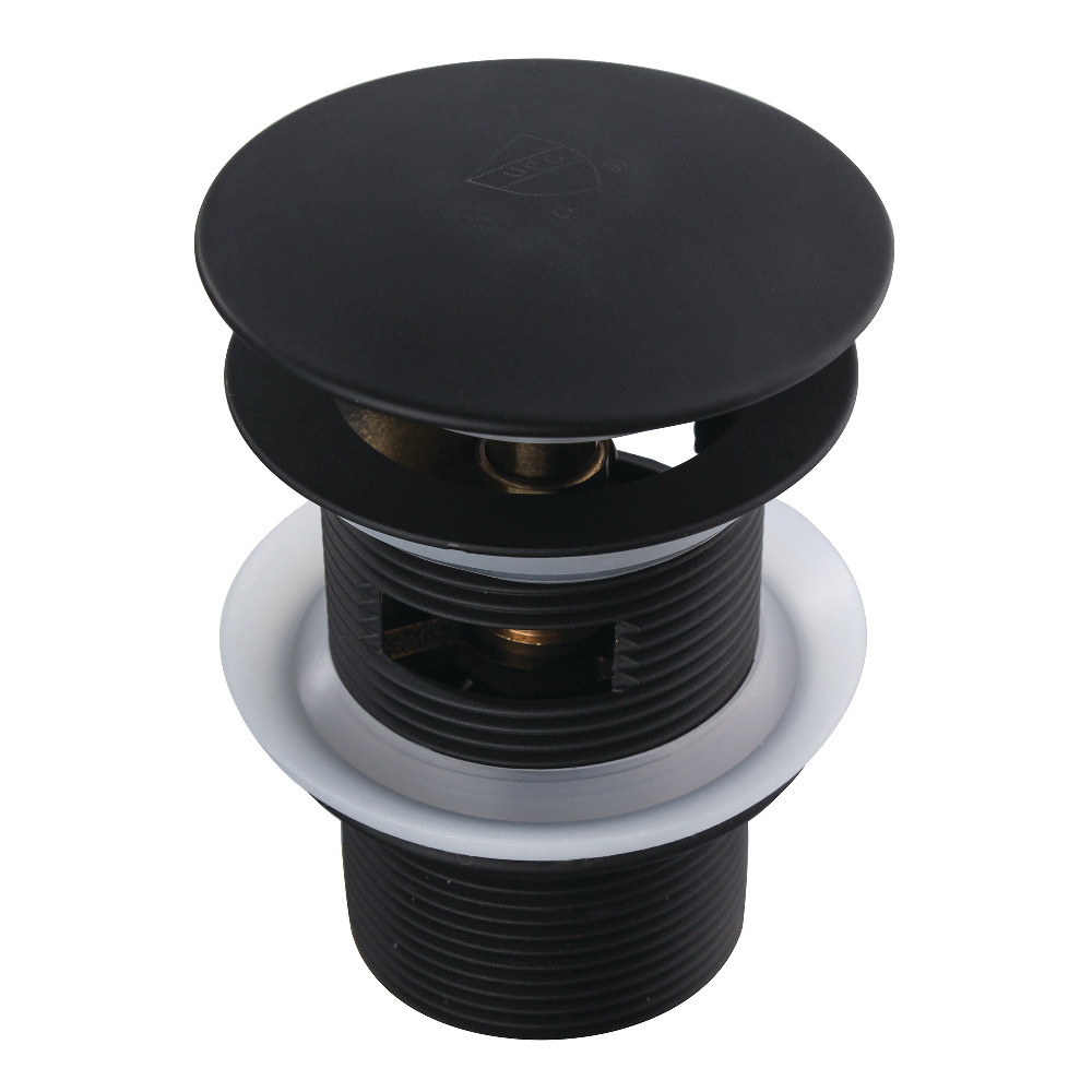 VTDESHOEMB Trimscape Toe-Touch Tub Drain with Overflow, Matte Black