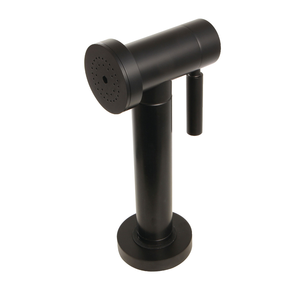 Picture of Kingston Brass KSSPR0K Brass Kitchen Side Sprayer with Black Grip, Matte Black