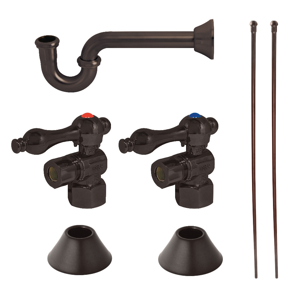 Picture of Kingston Brass CC43105LKB30 Traditional Plumbing Sink Trim Kit with P-Trap, Oil Rubbed Bronze