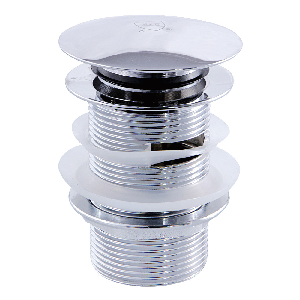 VTDESHOE Trimscape Toe-Touch Tub Drain with Overflow, Polished Chrome