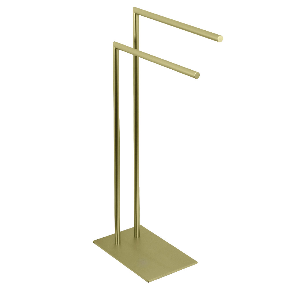 SCC8327 Edenscape Freestanding Dual Towel Rack, Brushed Brass