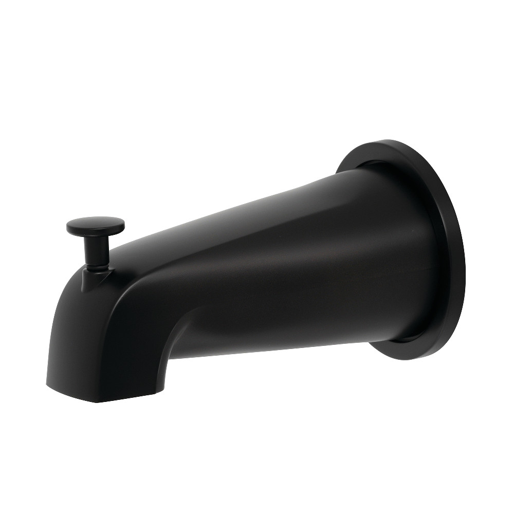 K188E0 Diverter Tub Spout with Flange, Matte Black