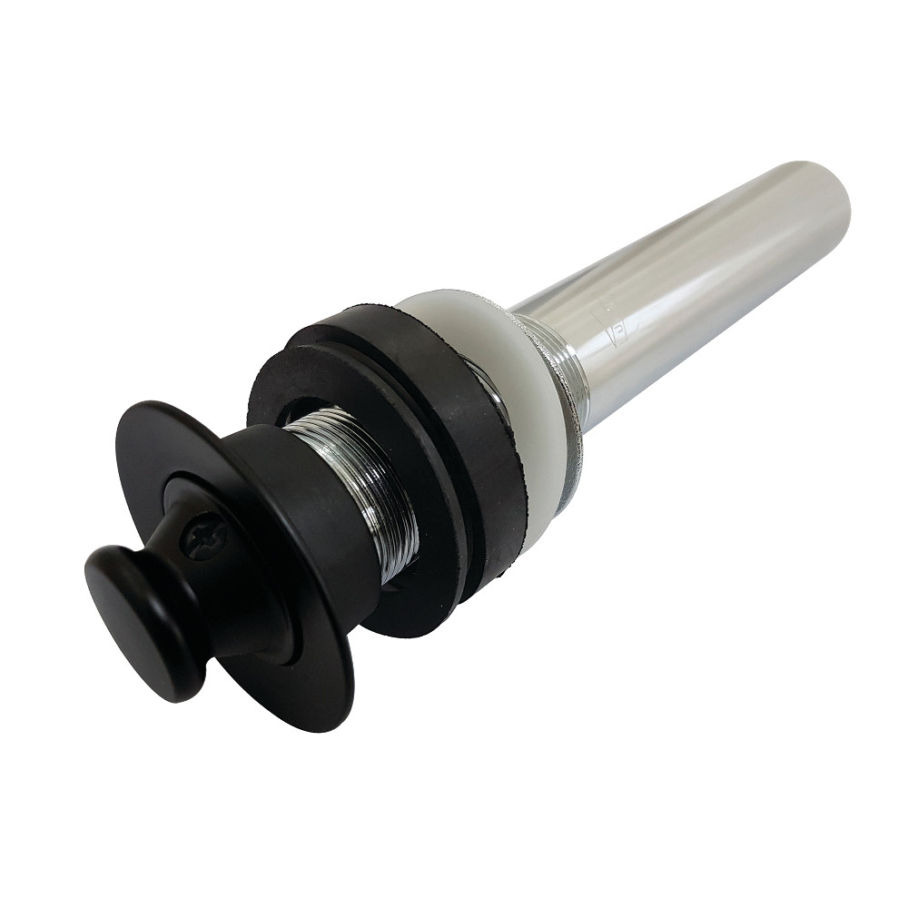 EV3000MB Lift & Turn Sink Drain without Overflow, 17 Gauge - Matte Black
