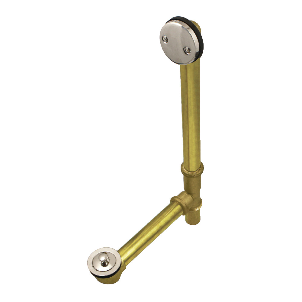 16 in. Lift & Lock Tub Waste & Overflow, Polished Nickel