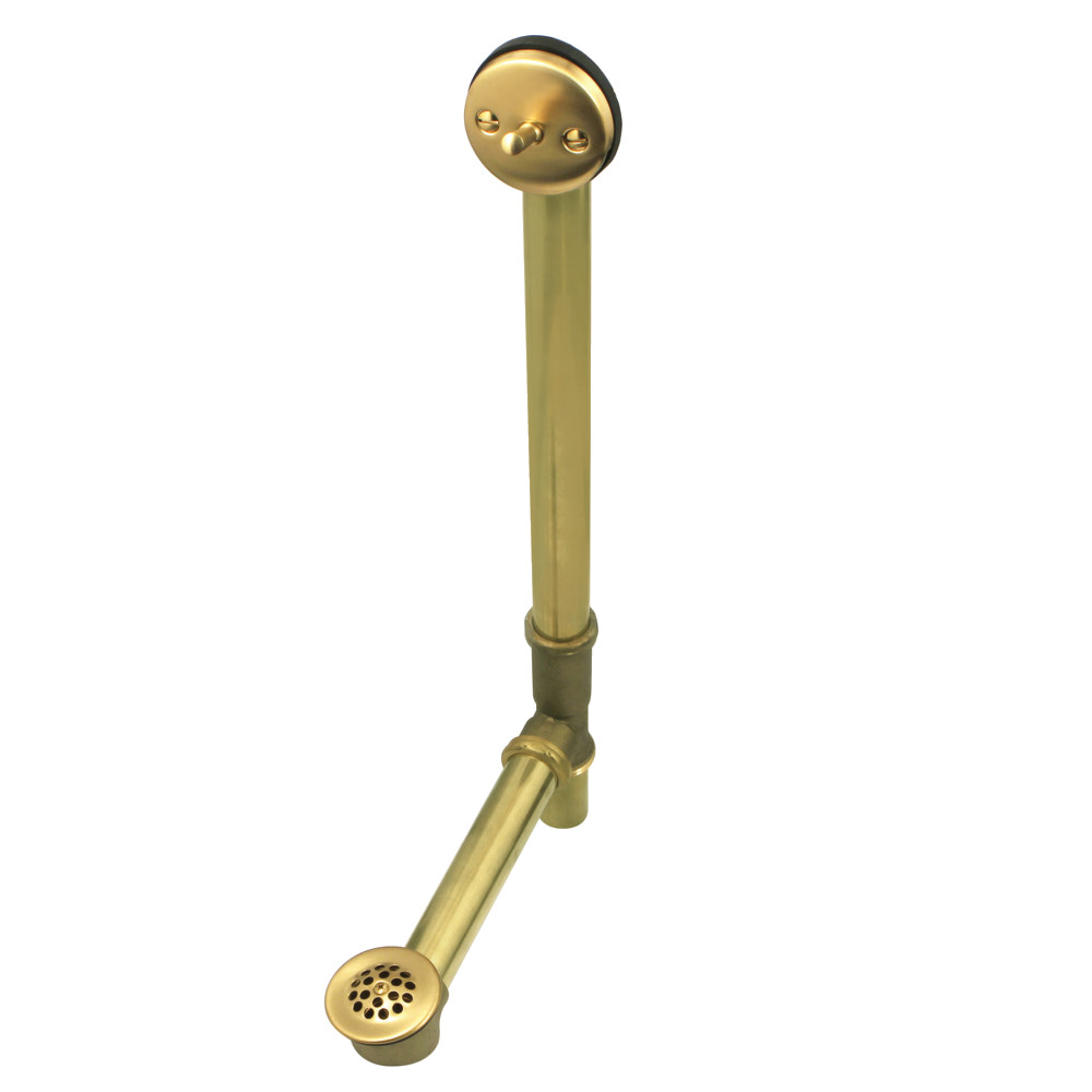 DTL1207 20-Inch Trip Lever Waste and Overflow with Grid, Brushed Brass