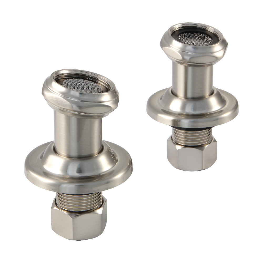 Picture of Kingston Brass CAU4108 Vintage Tub Mount Couplers&#44; Brushed Nickel
