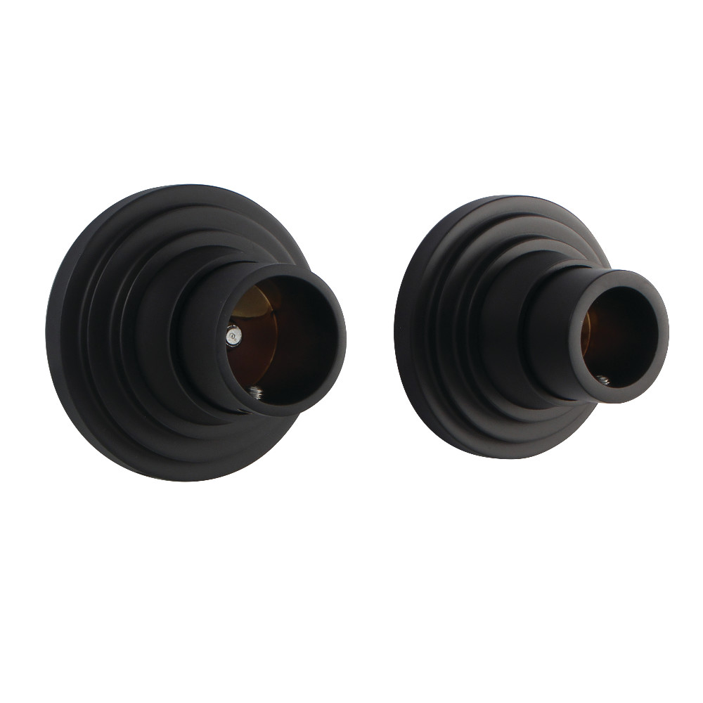 SRP2710 Edenscape Brass Shower Rod Base, Matte Black