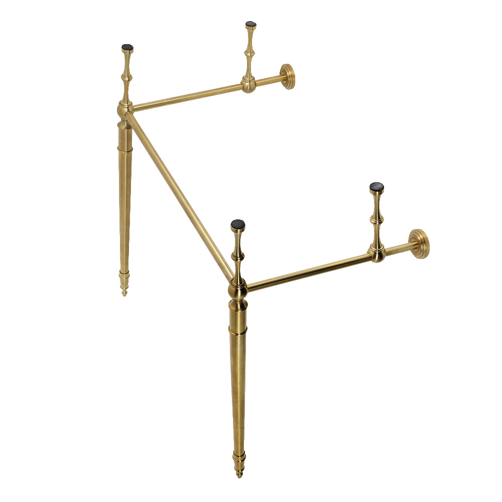 Picture of Kingston Brass VPB33287 Edwardian Brass Console Sink Legs, Brushed Brass
