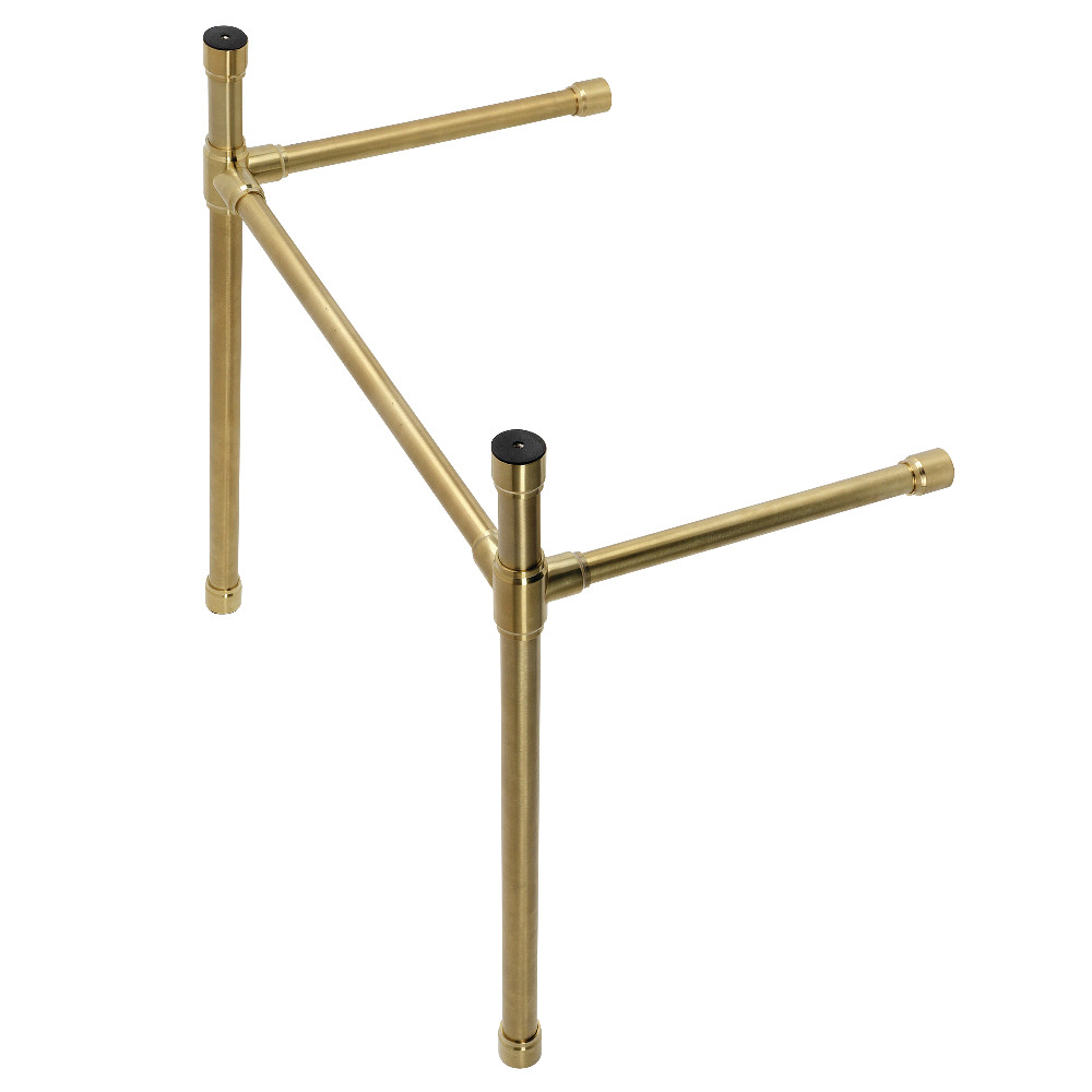 Picture of Kingston Brass VPB2818337 Dreyfuss Stainless Steel Console Sink Legs, Brushed Brass