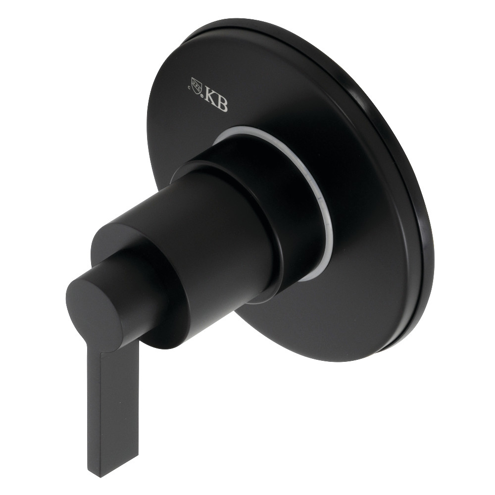 KS3030NDL Single-Handle Three-Way Diverter Valve with Trim Kit, Matte Black