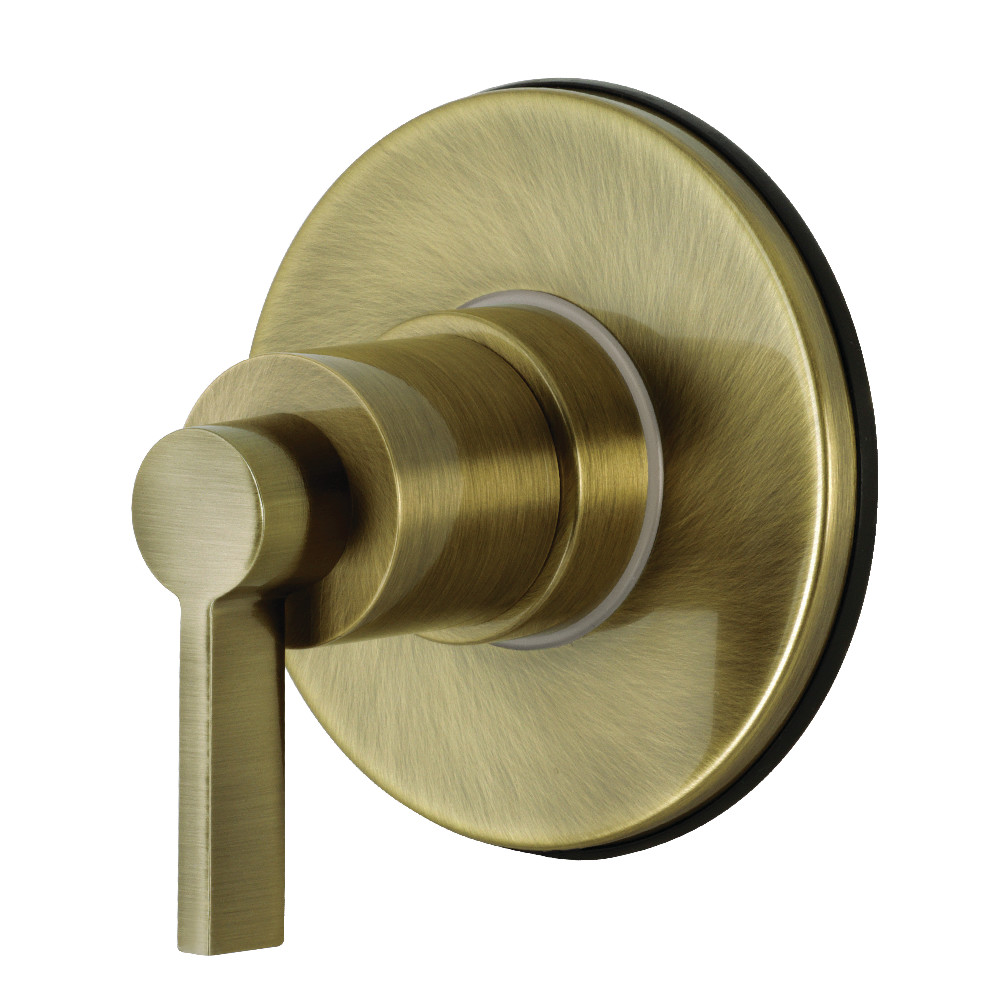 KS3033NDL Single-Handle Three-Way Diverter Valve with Trim Kit, Antique Brass