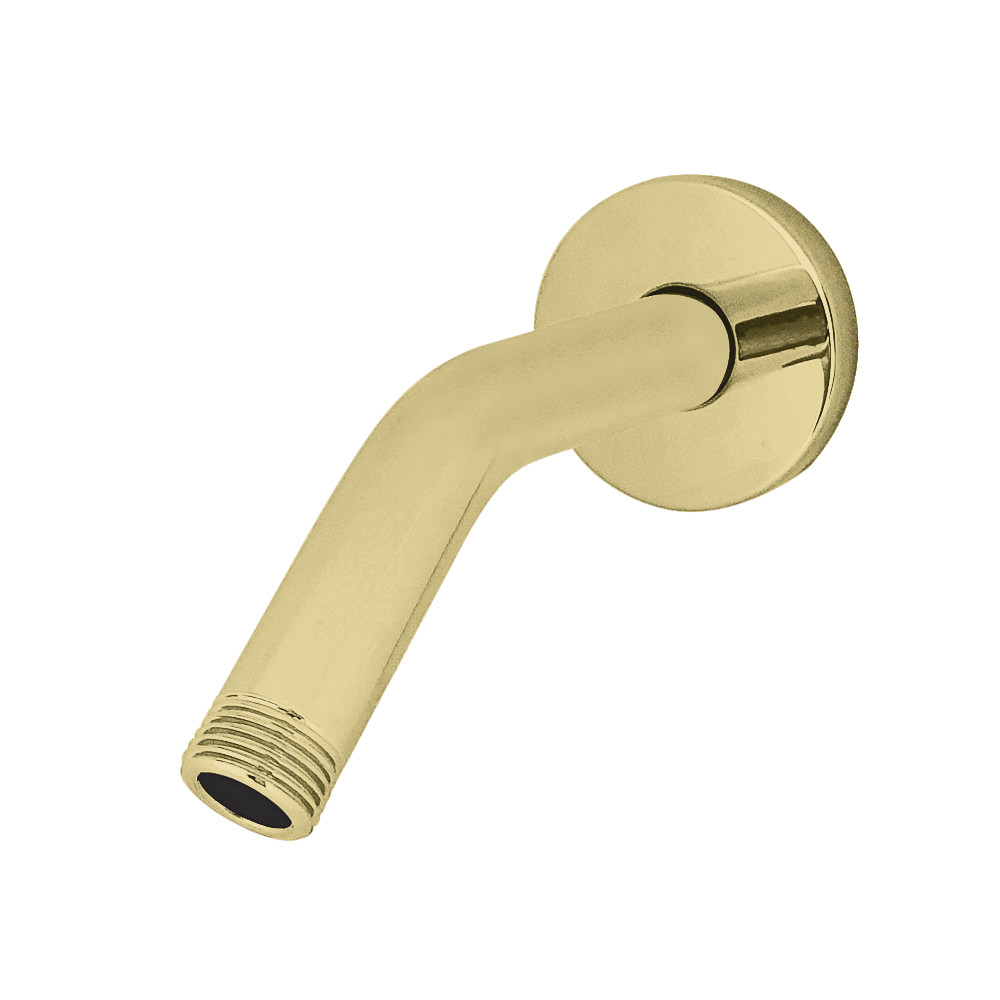 K151K2 6 in. Aquaelements Shower Arm with Flange, Polished Brass