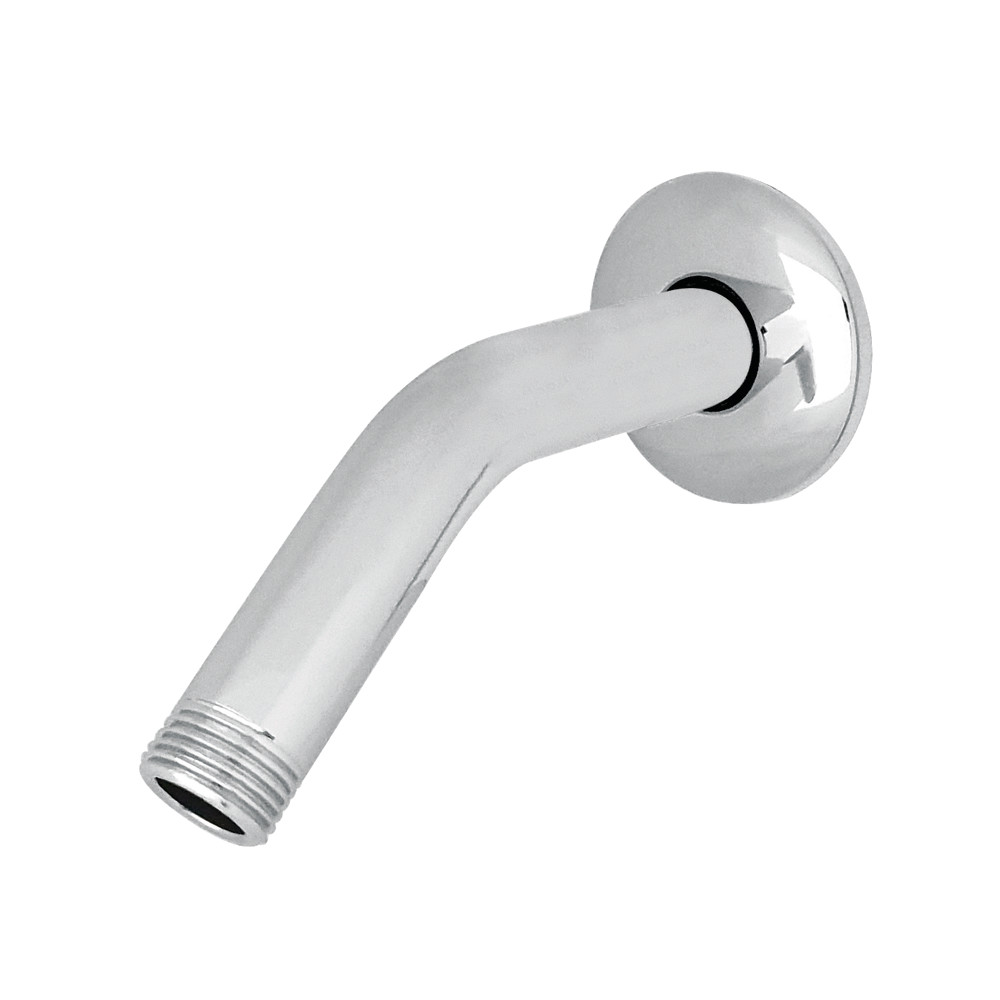 6 in. Aquaelements Shower Arm with Flange, Polished Chrome