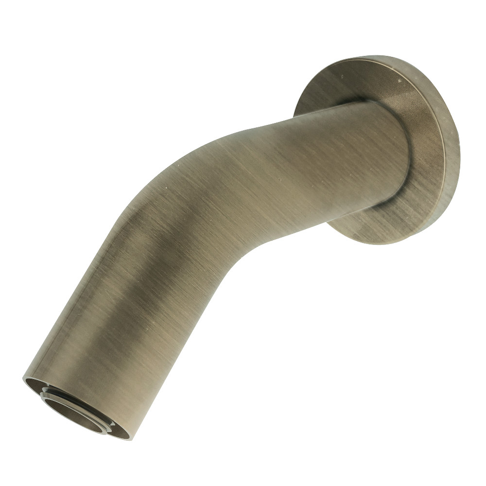 6 in. Aquaelements Brass Shower Arm with Flange, Antique Brass