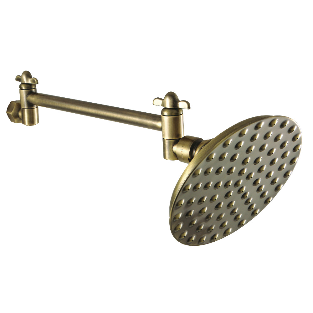 Picture of Kingston Brass K135K3 5.25 in. Victorian Showerhead with 10 in. Shower Arm, Antique Brass