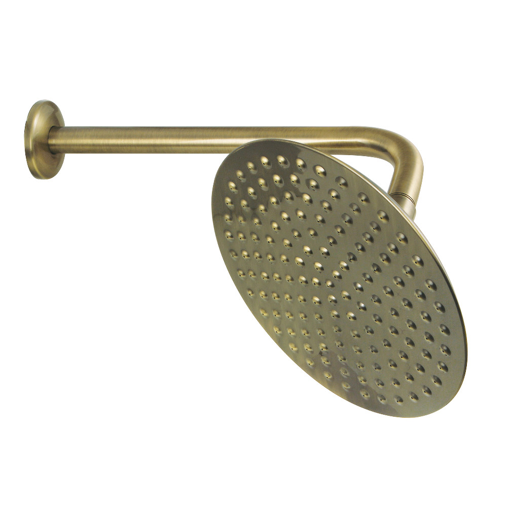 Picture of Kingston Brass K136A3CK 8 in. Victorian Brass Shower Head with 12 in. Shower Arm, Antique Brass