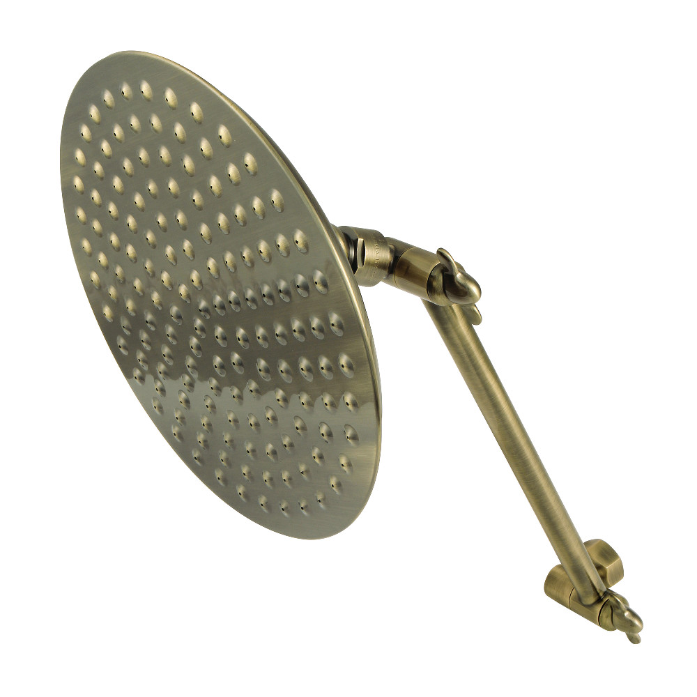 Picture of Kingston Brass K136K3 Victorian Shower Head with Adjustable Shower Arm, Antique Brass