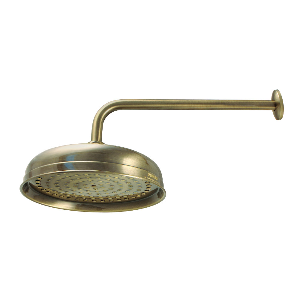10 in. Trimscape Showerhead with 17 in. Shower Arm, Antique Brass