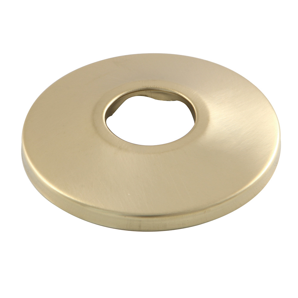 FL487 0.5 in. IPS Made to Match Brass Flange, Brushed Brass