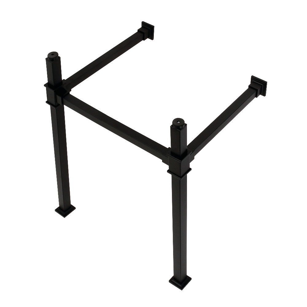 Picture of Kingston Brass VPB3322SQ0 22 in. Monarch Stainless Steel Console Sink Legs, Matte Black