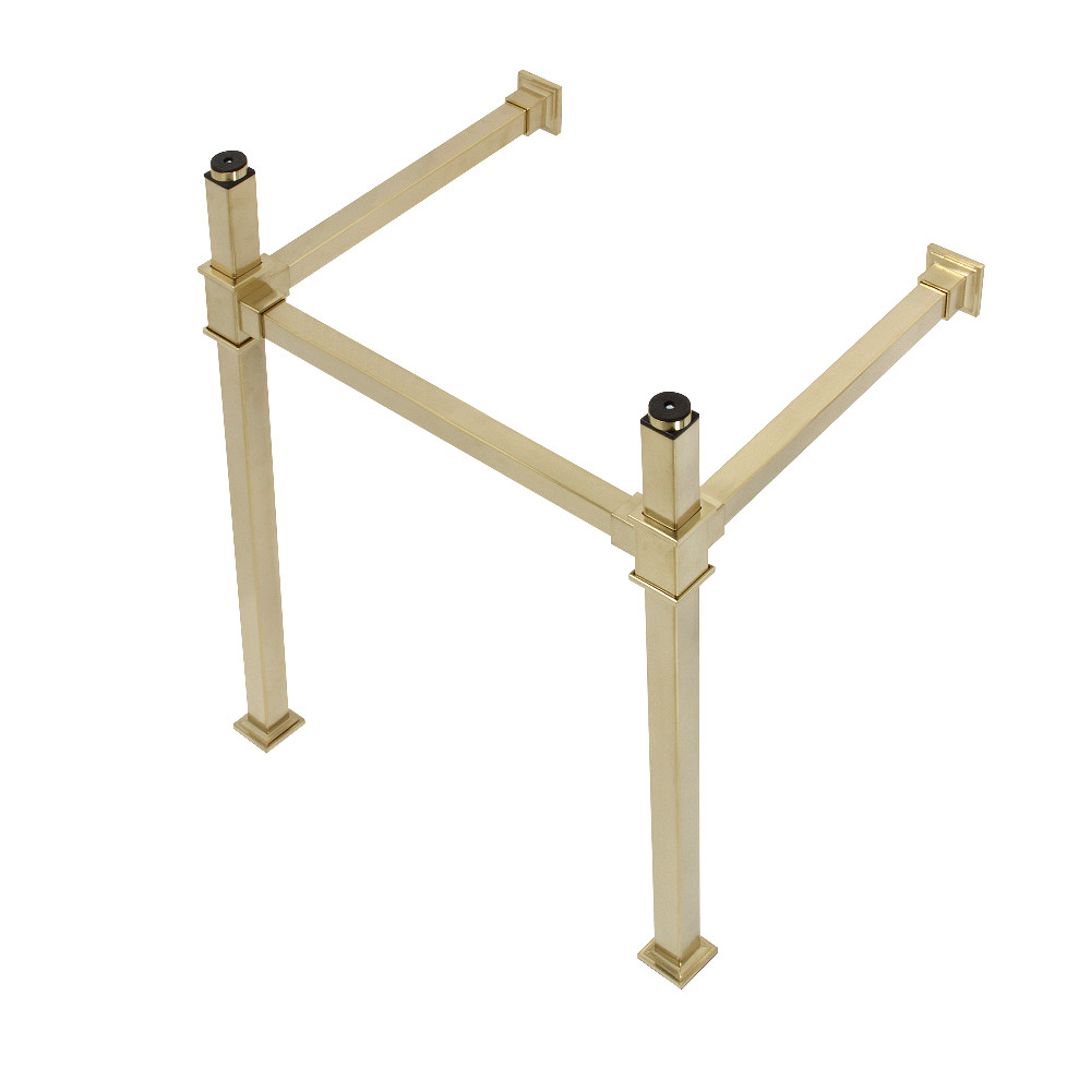 Picture of Kingston Brass VPB3322SQ7 22 in. Monarch Stainless Steel Console Sink Legs, Brushed Brass