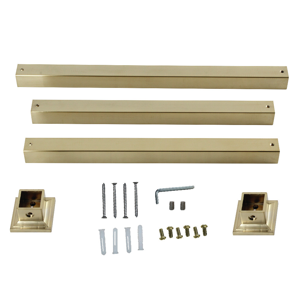 Picture of Kingston Brass VPB3322SQ7H Monarch Console Sink Legs Wall Support, Brushed Brass