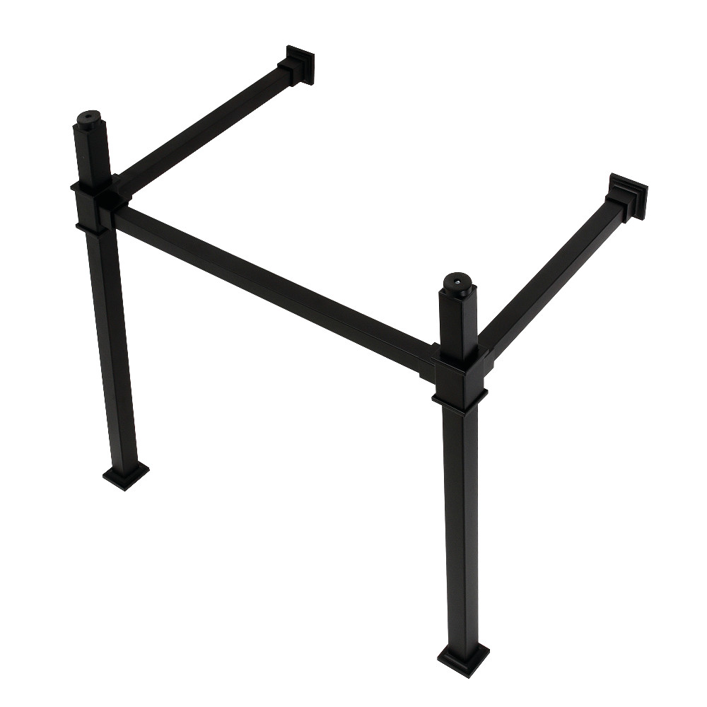 Picture of Kingston Brass VPB3328SQ0 28 in. Monarch Stainless Steel Console Sink Legs, Matte Black