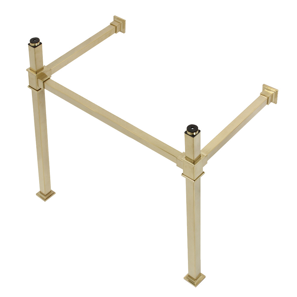 Picture of Kingston Brass VPB3328SQ7 28 in. Monarch Stainless Steel Console Sink Legs, Brushed Brass