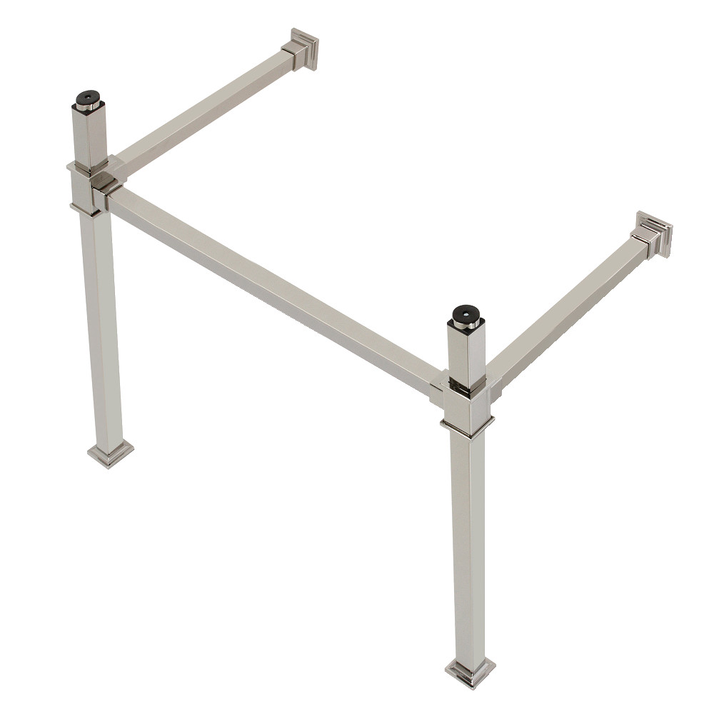 Picture of Kingston Brass VPB3328SQ6 28 in. Monarch Stainless Steel Console Sink Legs, Polished Nickel
