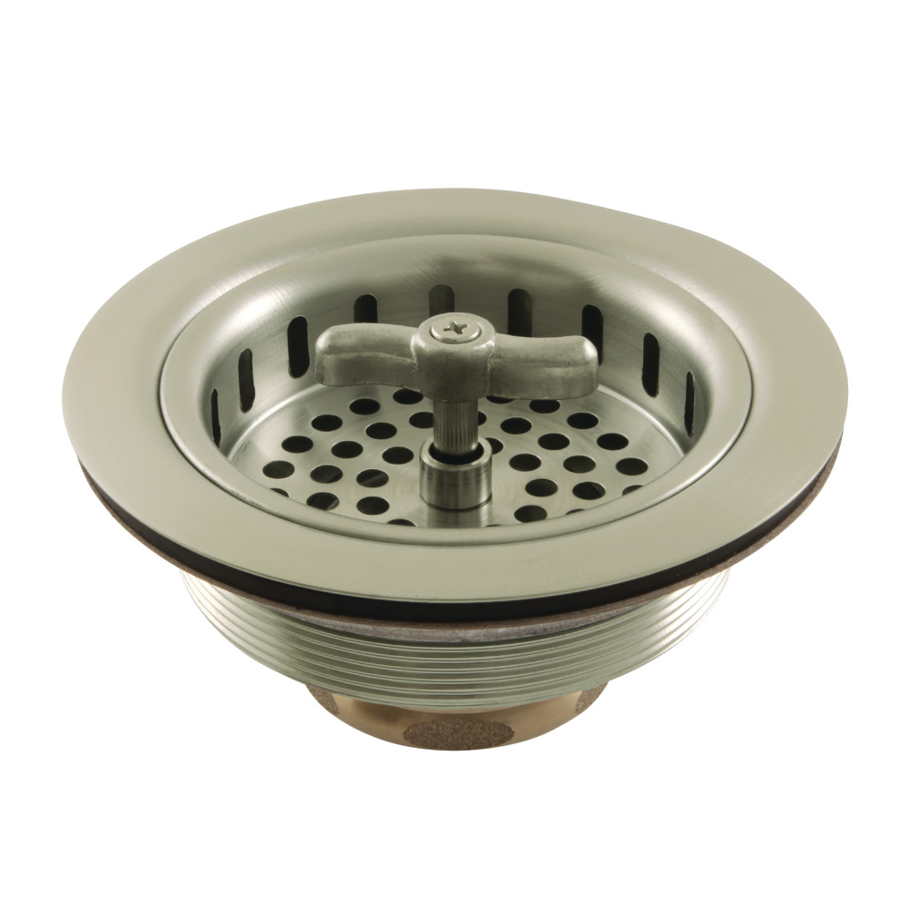 Picture of Kingston Brass K212BN Tacoma Spin & Seal Sink Basket Strainer, Brushed Nickel
