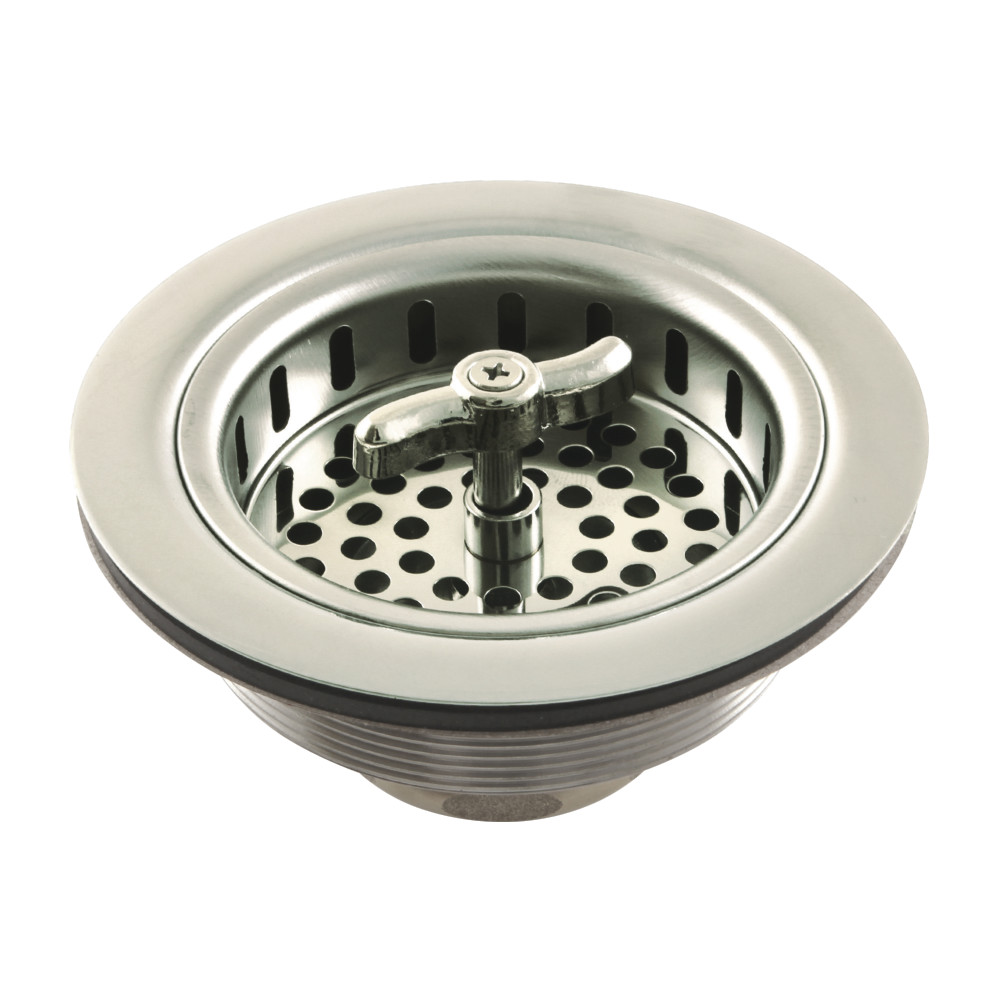 Picture of Kingston Brass K212PN Tacoma Spin & Seal Sink Basket Strainer, Polished Nickel
