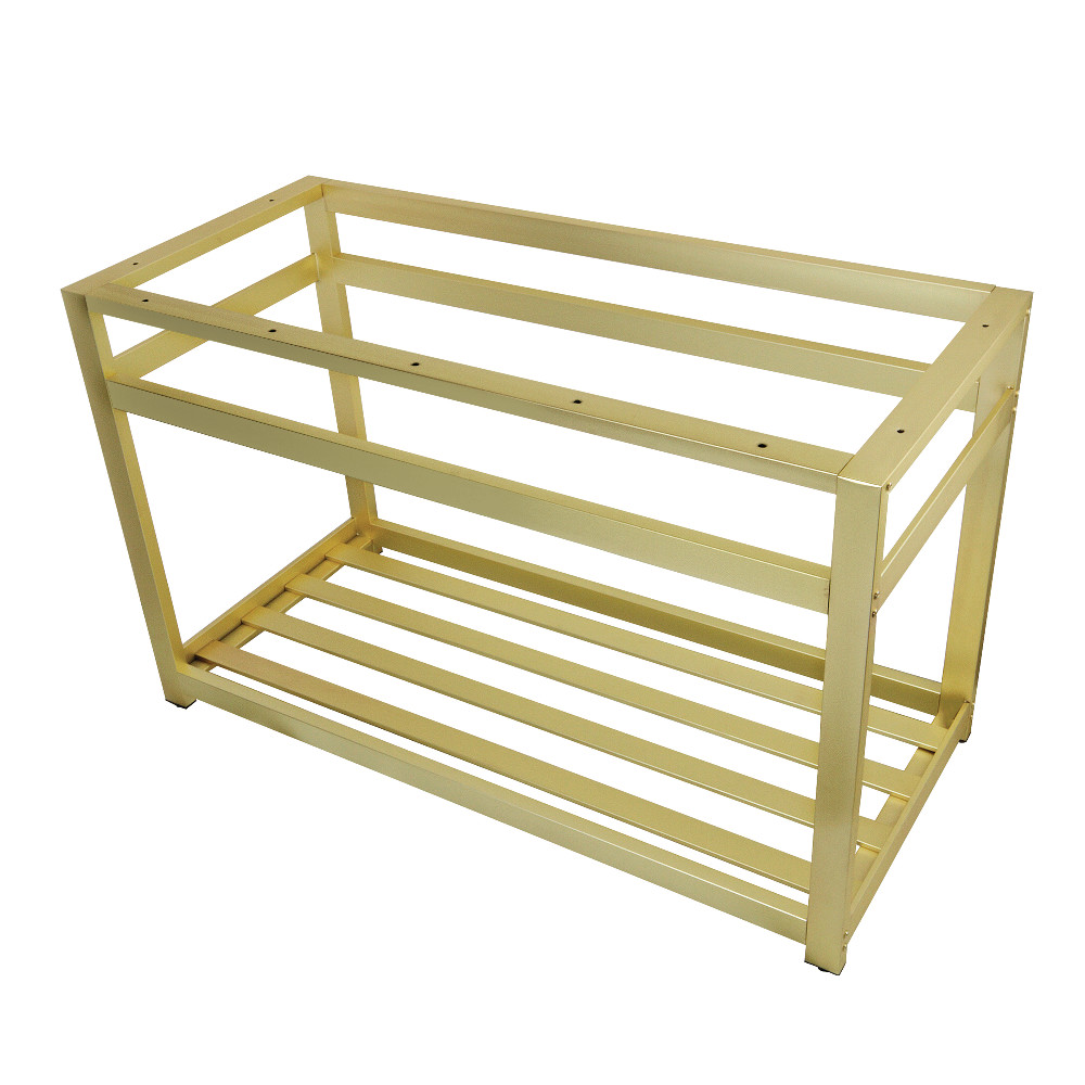 Picture of Kingston Brass VSP4922A7 49 x 22 in. Fauceture Steel Console Sink Base, Brushed Brass