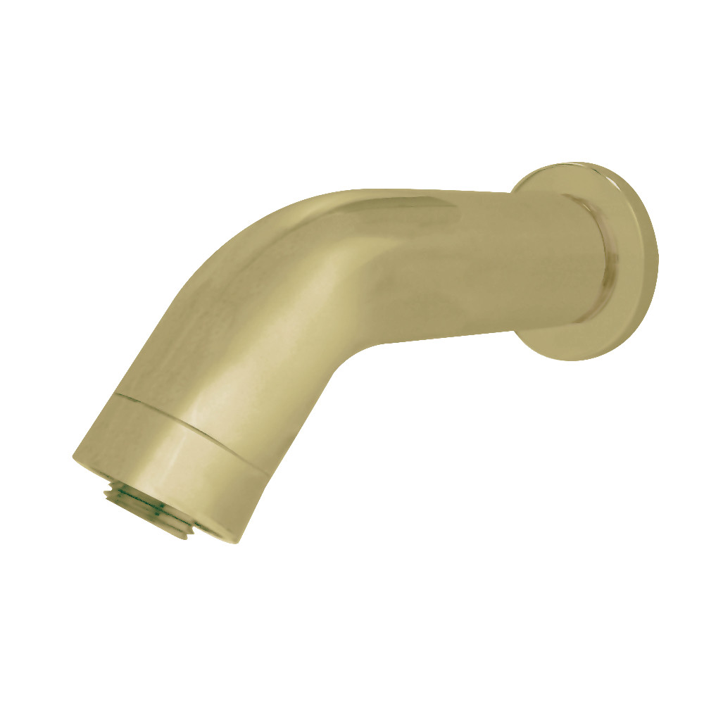 K850E7 6 in. Aquaelements Brass Shower Arm with Flange, Brushed Brass