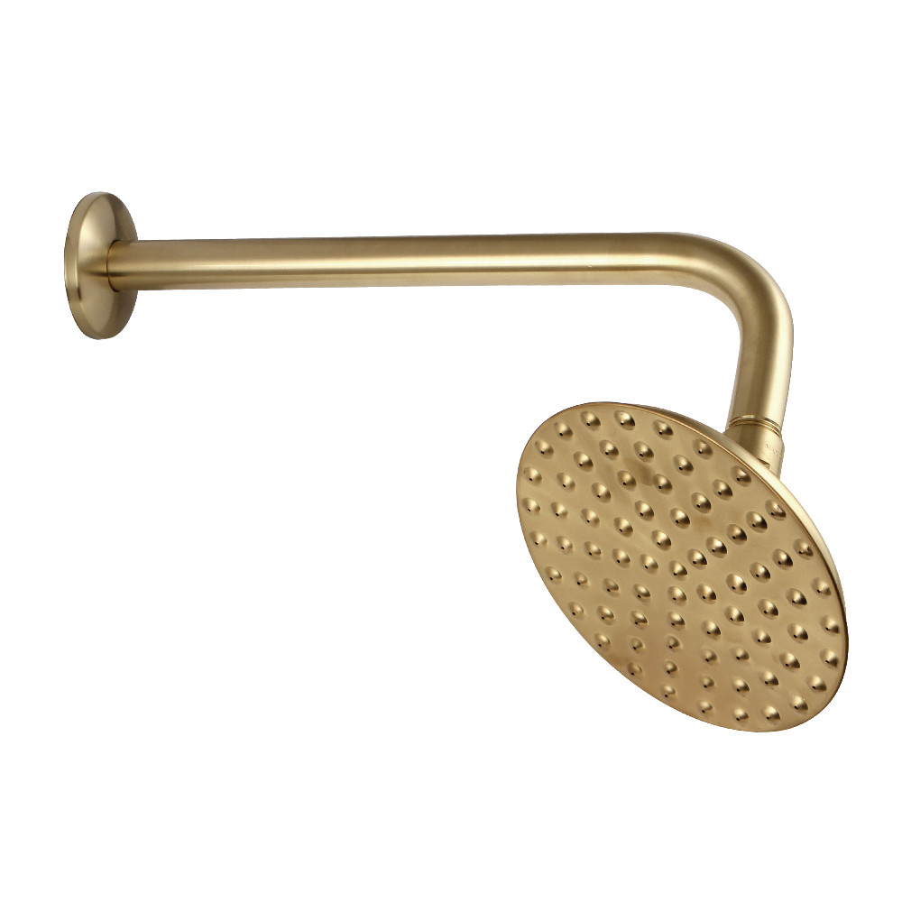 Picture of Kingston Brass K135A7CK 5.25 in. Victorian Shower Head with Shower Arm, Brushed Brass