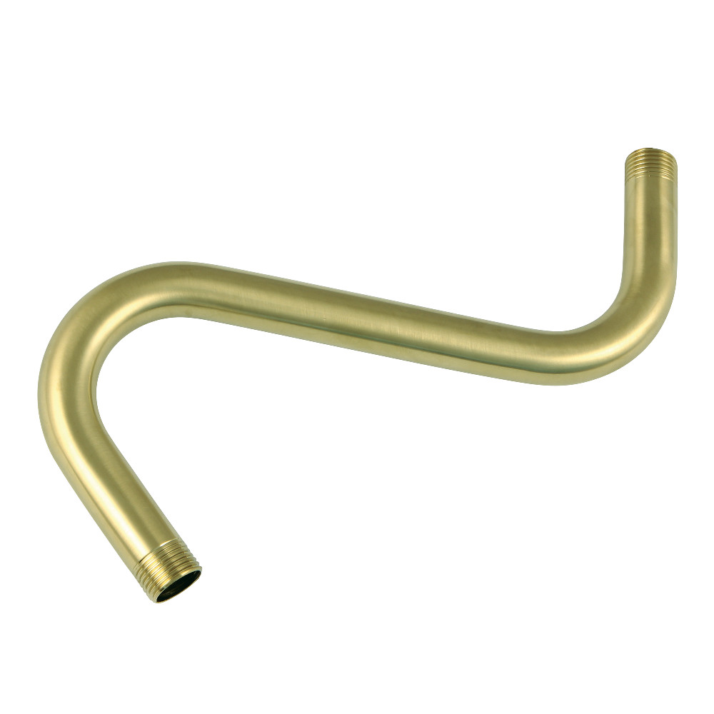 K152A7 8 in. Showerscape S-Shape Shower Arm, Brushed Brass