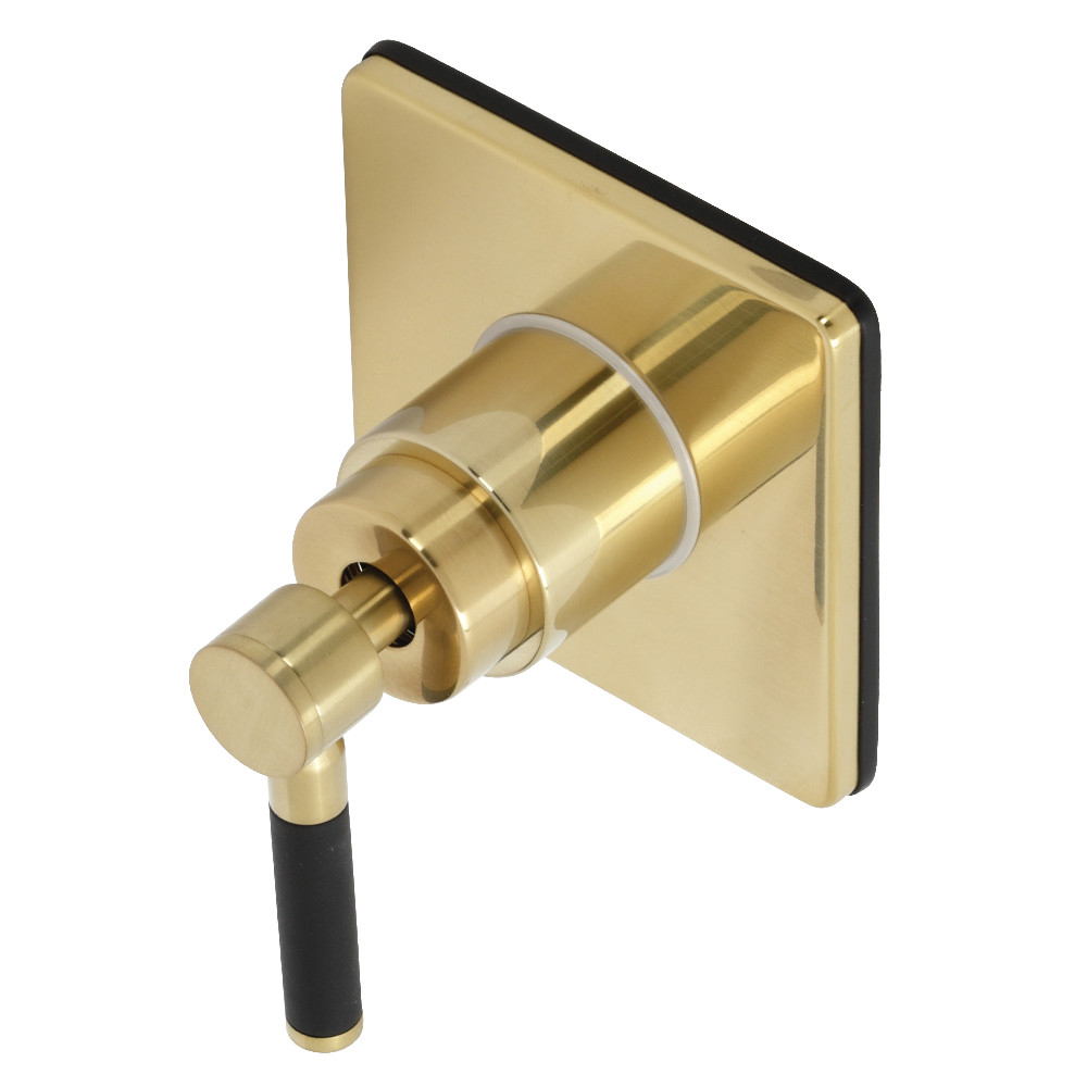 KS3047DKL Single-Handle Three-Way Diverter Valve with Trim Kit, Brushed Brass