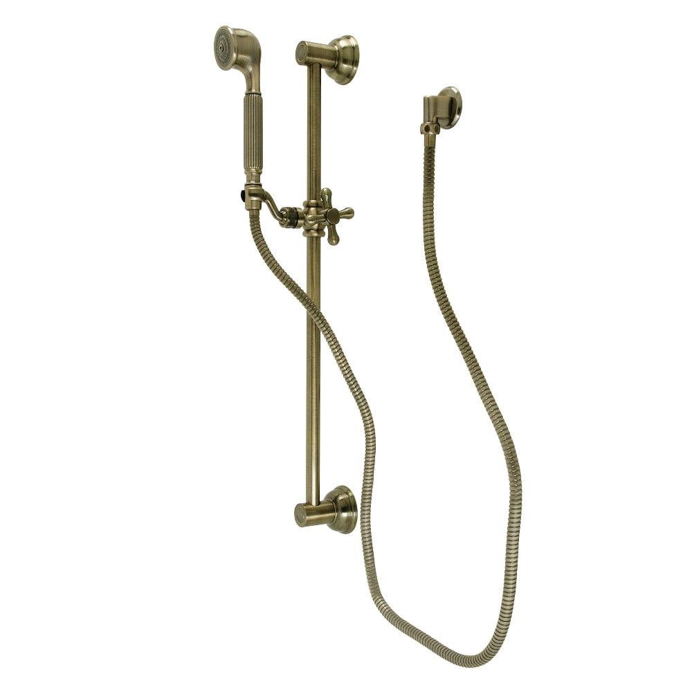 Made to Match Hand Shower Combo with Slide Bar, Antique Brass