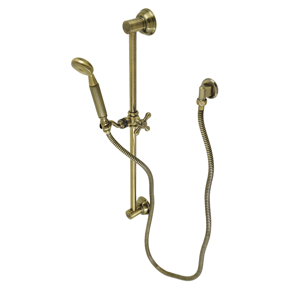 Made to Match Hand Shower Combo with Slide Bar, Antique Brass