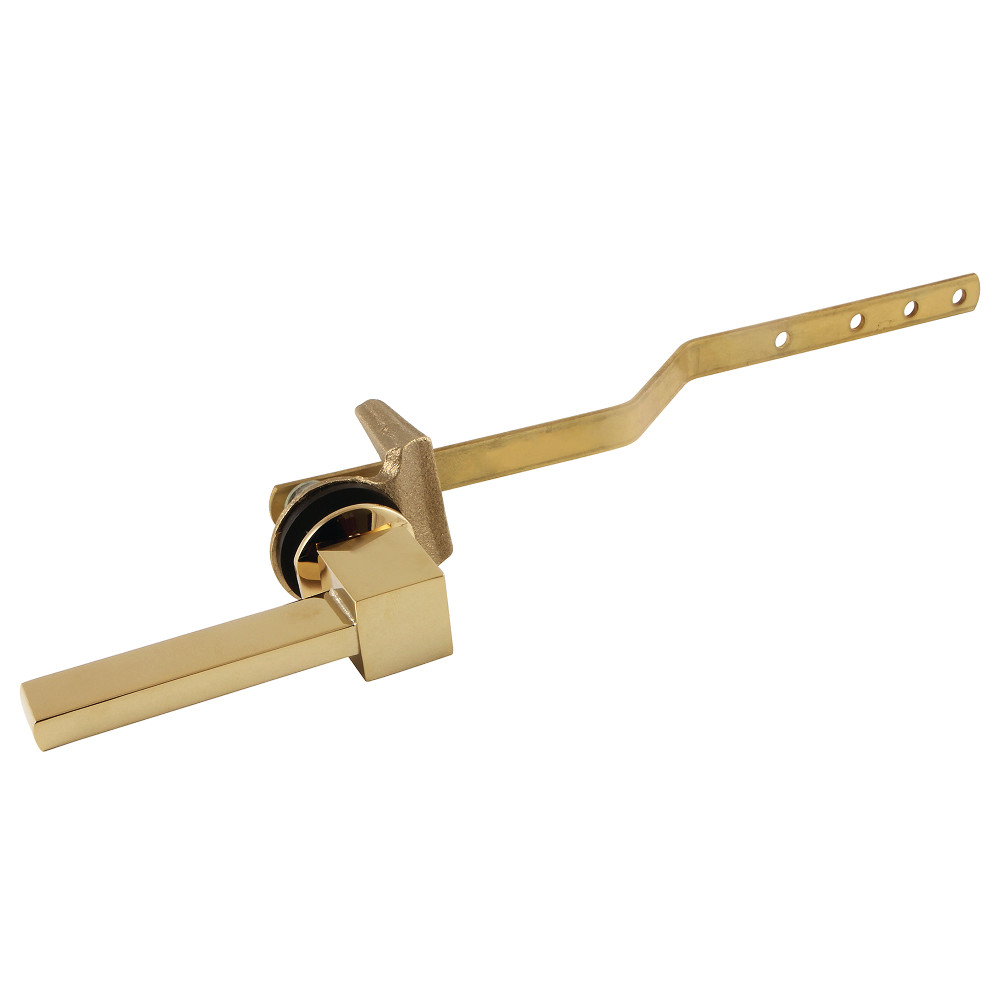 Claremont Front Mount Toilet Tank Lever, Polished Brass