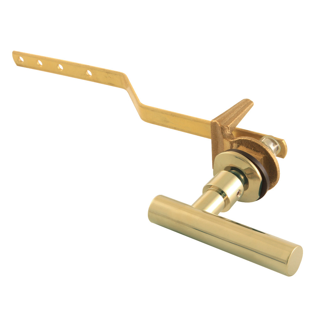 KTCML2 Manhattan Front Mount Toilet Tank Lever, Polished Brass
