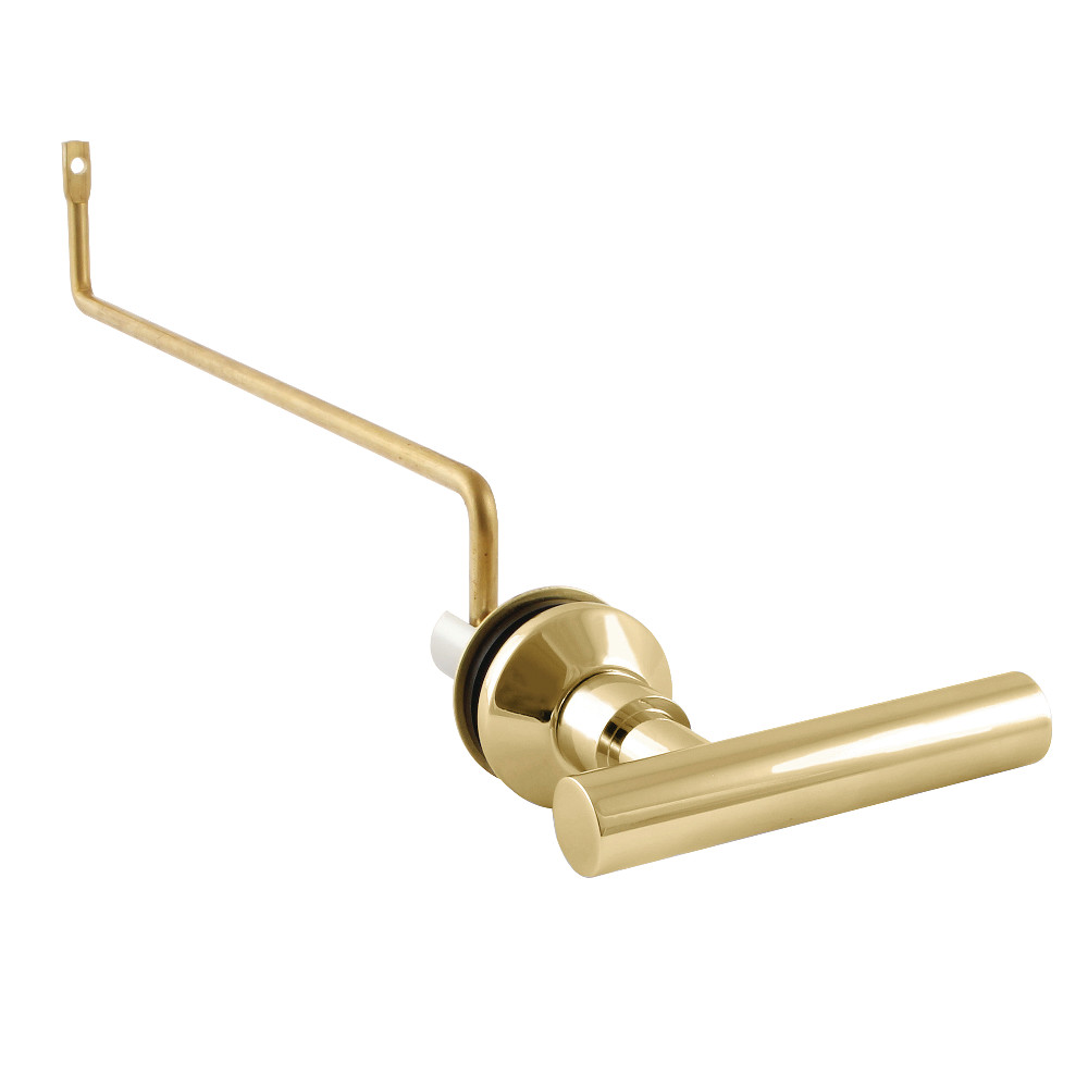 Manhattan Side Mount Toilet Tank Lever, Polished Brass